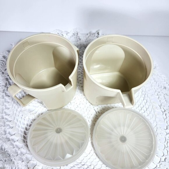 Tupperware Lot Cream Sugar Scoops Egg Seperator Measuring Mates Cups Vintage - Picture 13 of 13